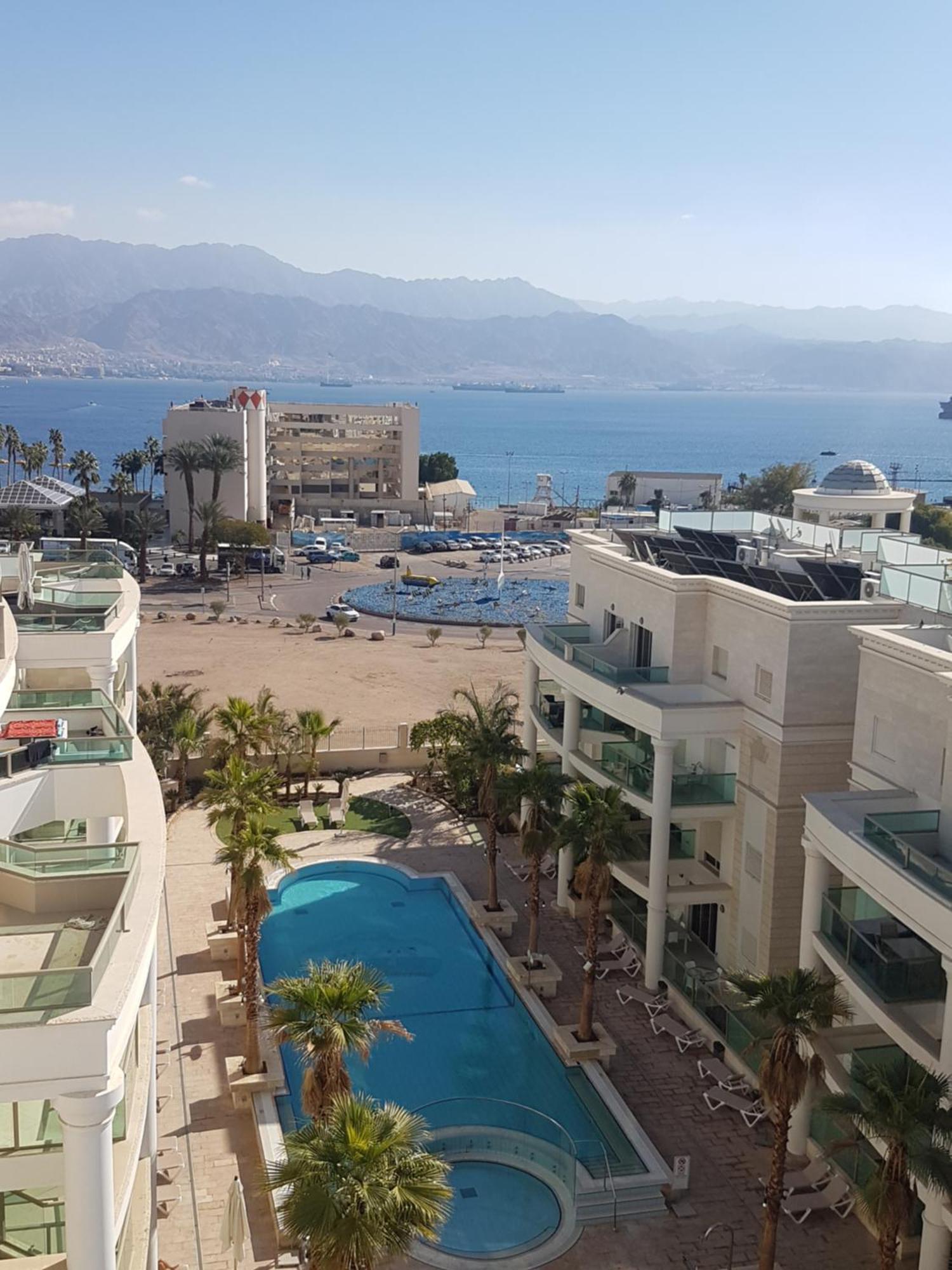 Appartement Palmore Top Luxury Penthause With Juccuzi First Line Of The Seaside à Eilat Extérieur photo